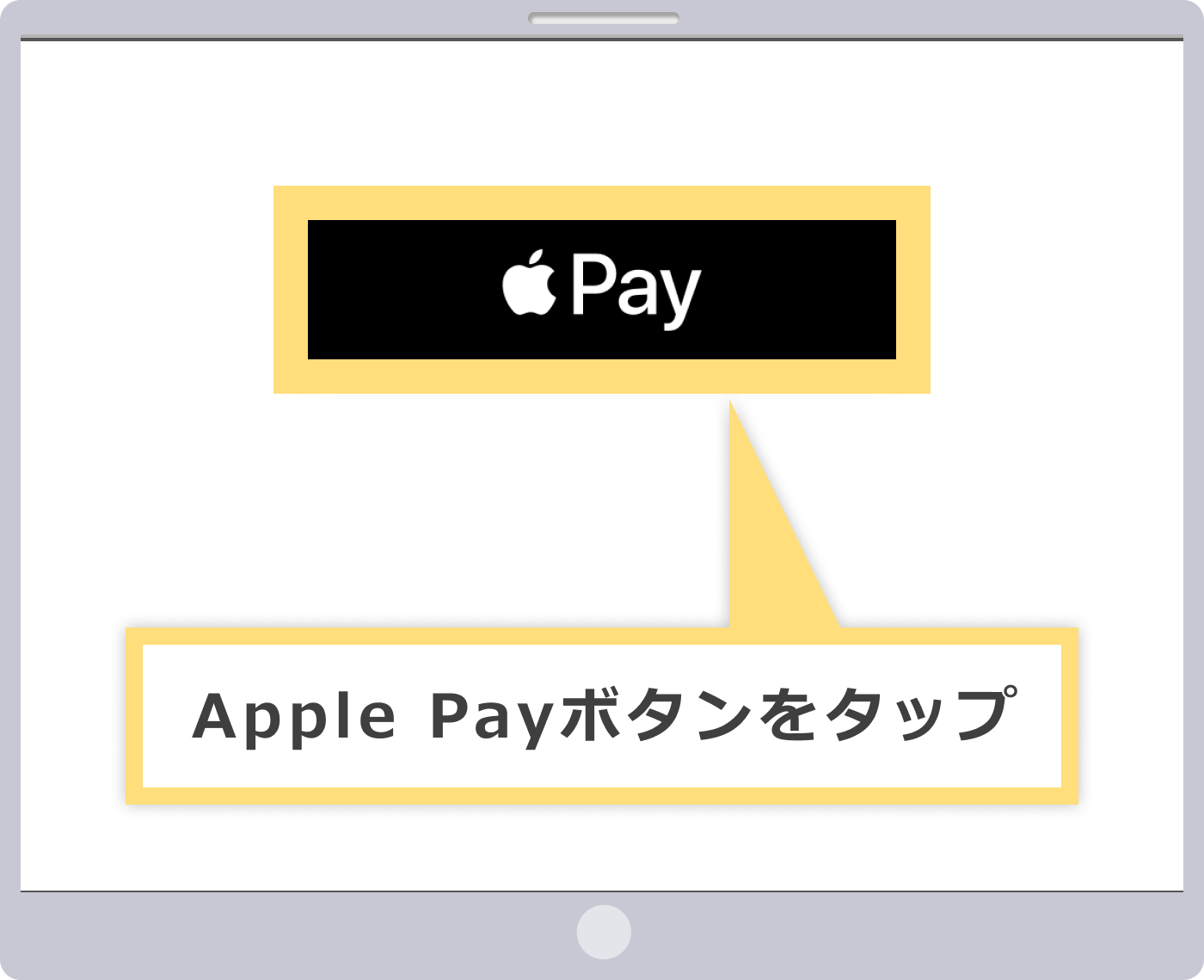 Apple Pay決済画面の表示