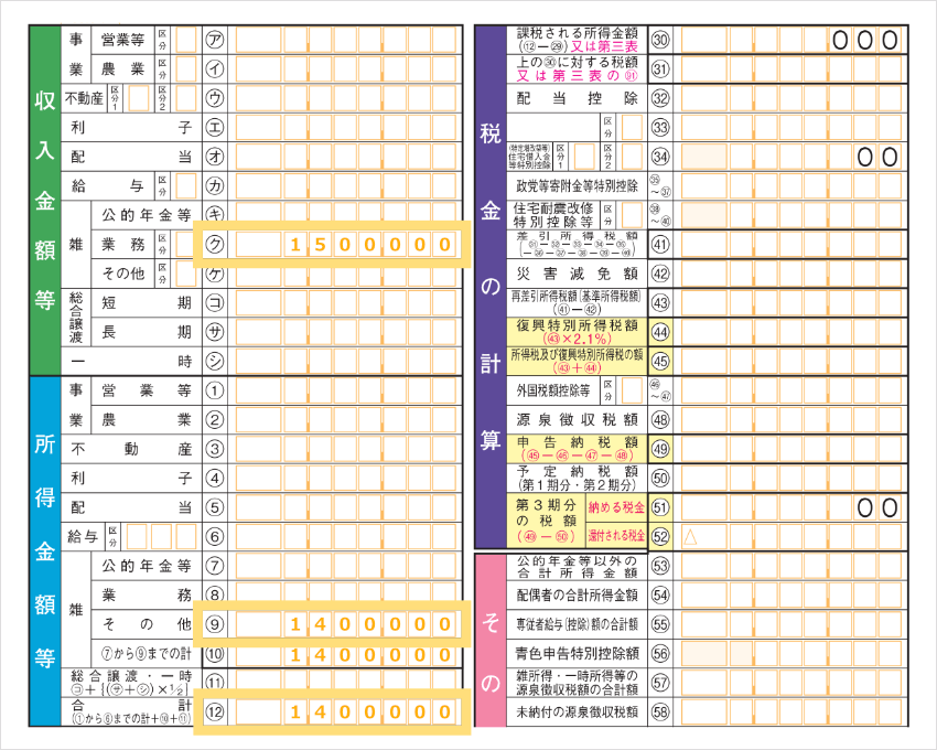 Titan FXで発生した利益の記入（雑所得）